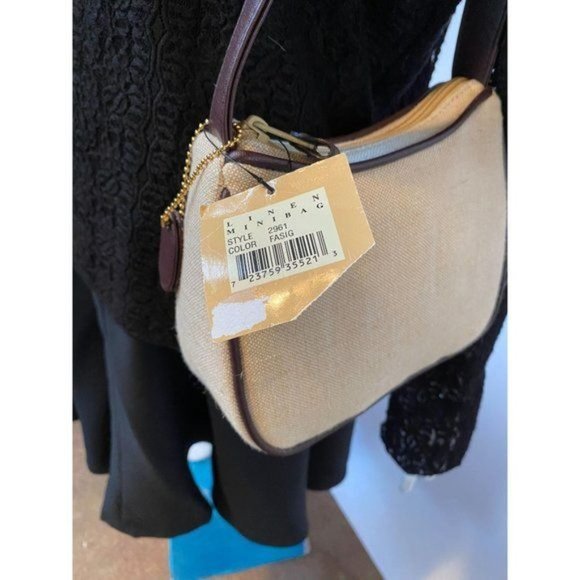 Etienne Aigner Linen MiniBag Style 2961 - Picture 9 of 11